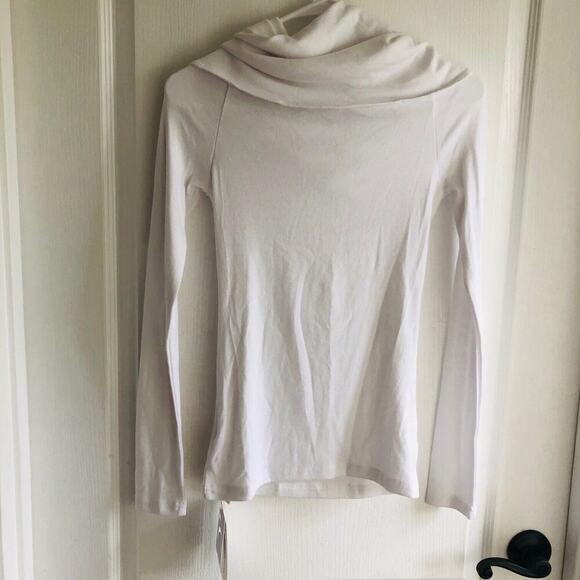 Commense Womens Sweater XS White‎ Cowl Neck Long Sleeve Pullover Lightweight NWT - Picture 8 of 8
